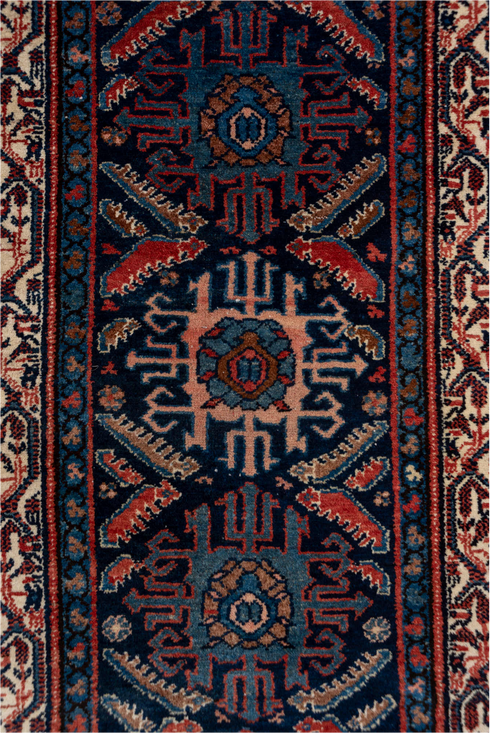 Antique Malayer Runner Rug (2' x 16')